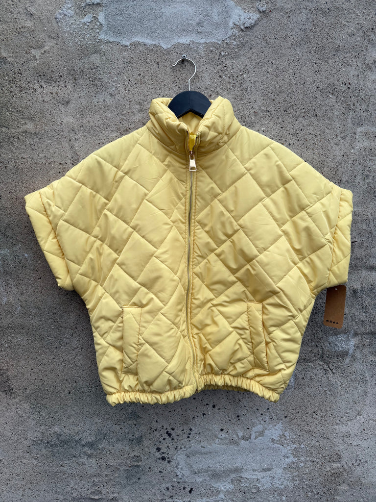 By Engbork Emilia vest quilted yellow