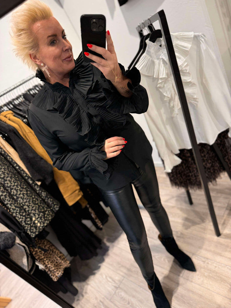 Qnuz Natasja skjorte black