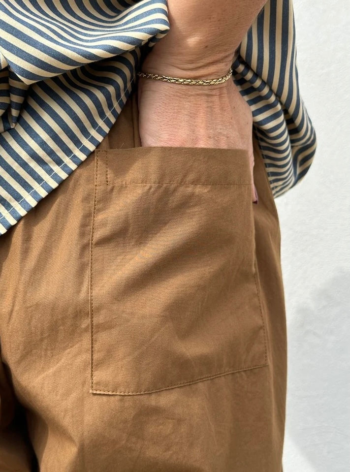 Gaspar 2510922 Colorado poplin pants dark camel