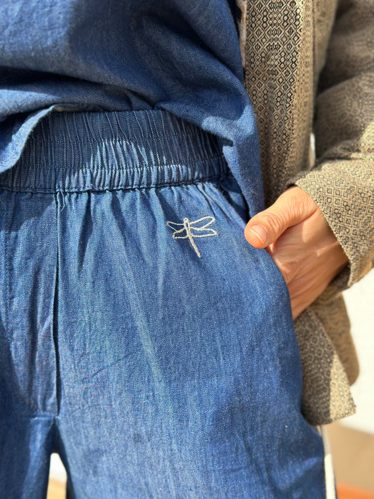 Gaspar 2501931 Honolulu bukser sporty denim