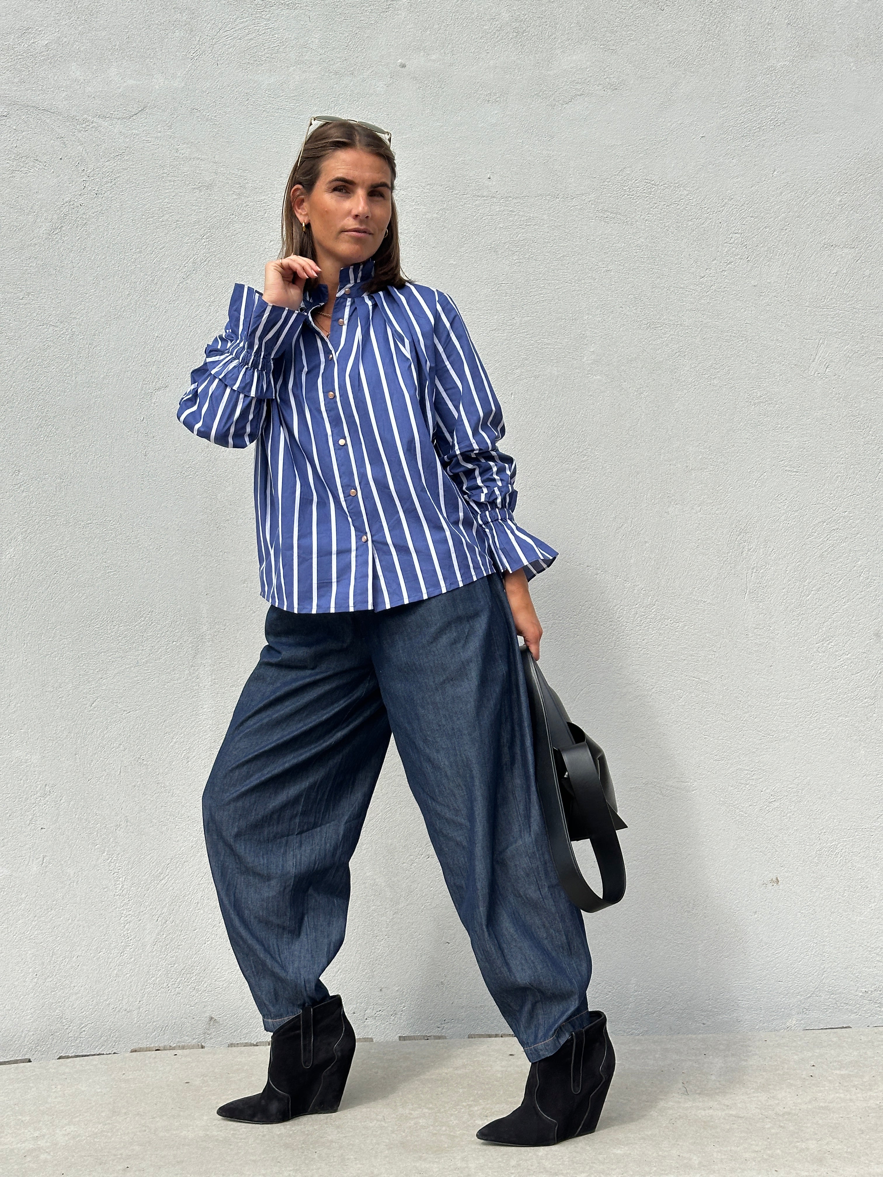 Gaspar 2607330 Himalaya shirt stripe blue