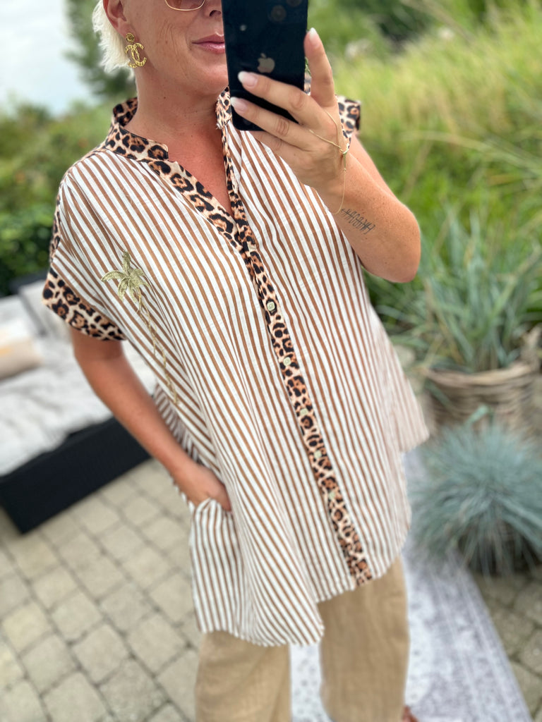 By Engbork Palm leo dress