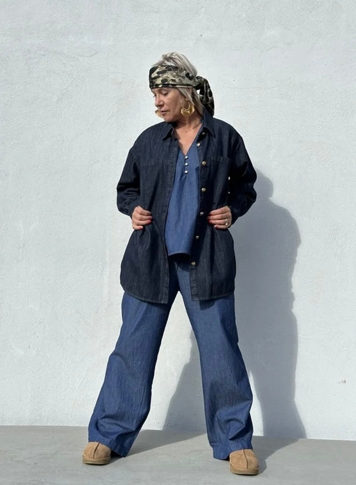 Gaspar 2510317 Stockholm denim shirt blue