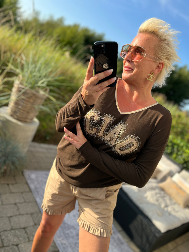 By Engbork CIAO bluse chokolade