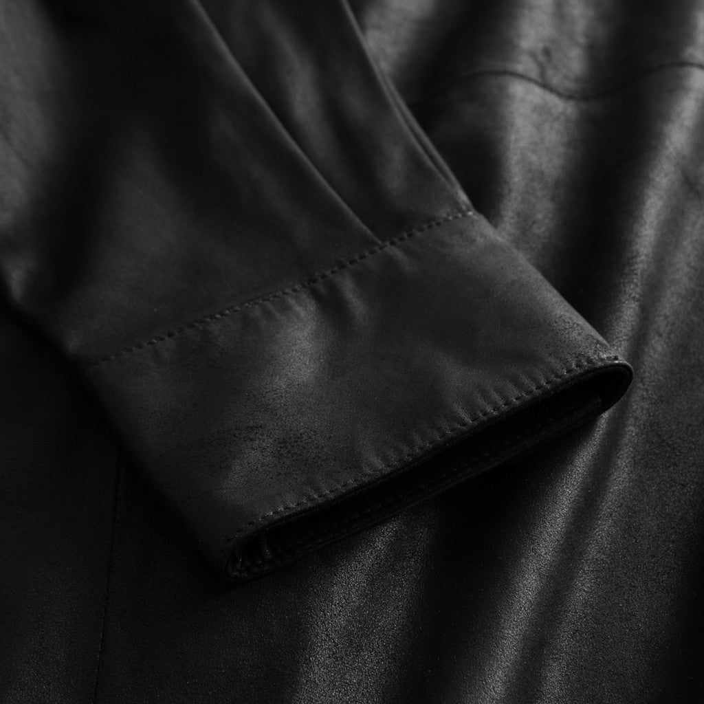 Depeche 50480 Sofia oversize shirt leather black