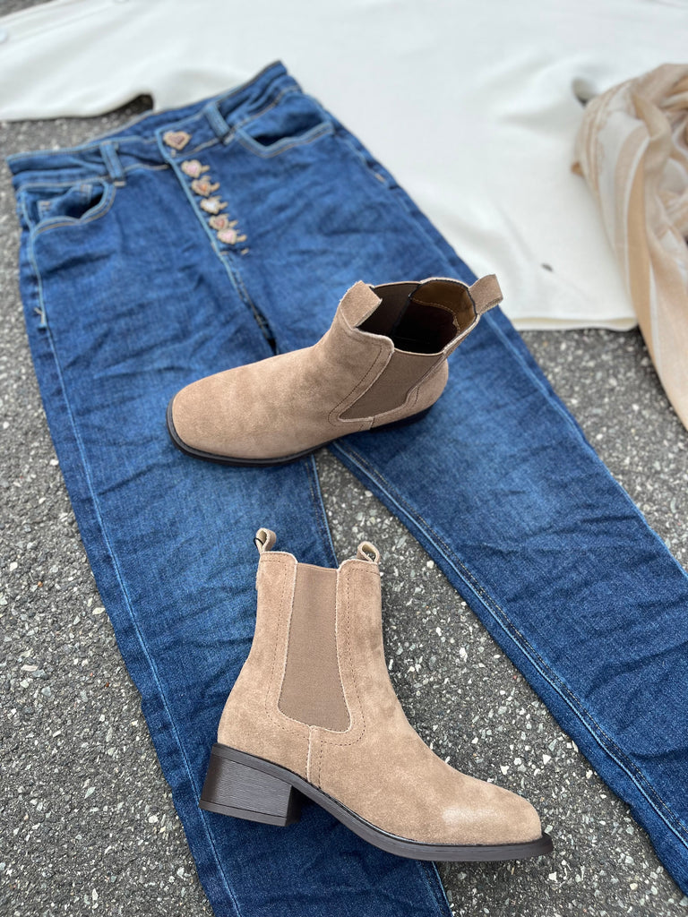 Duffy 75-80743 short boots taupe