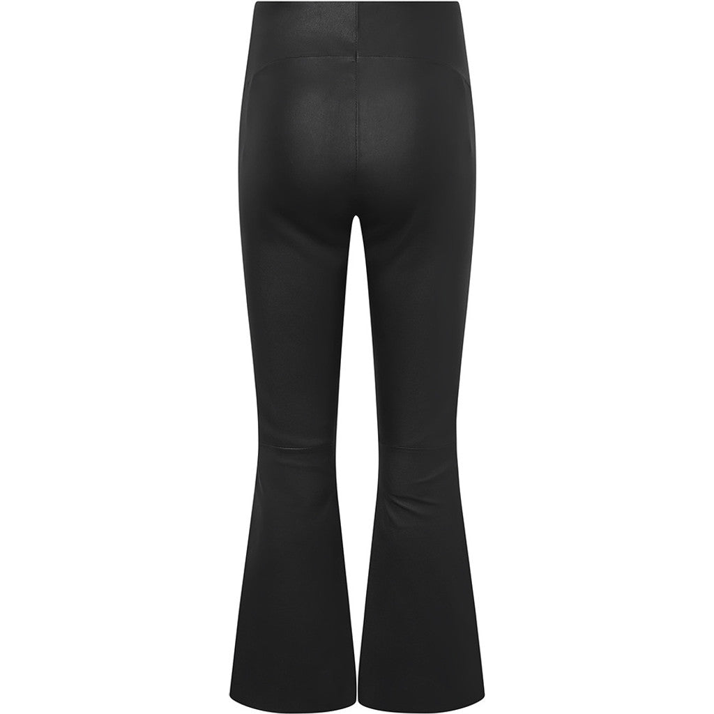 Depeche 51160 Ava pants flare leather black