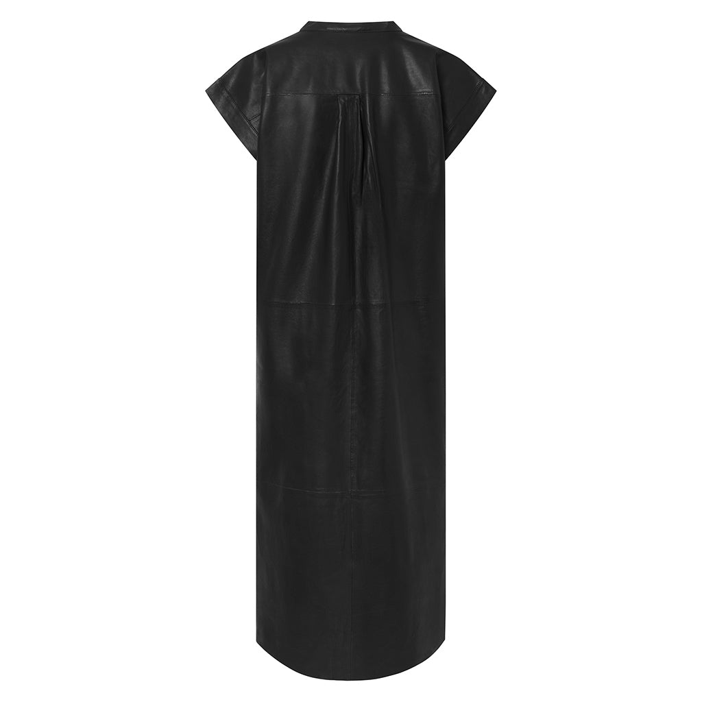 Depeche 51224 Mary dress leather black