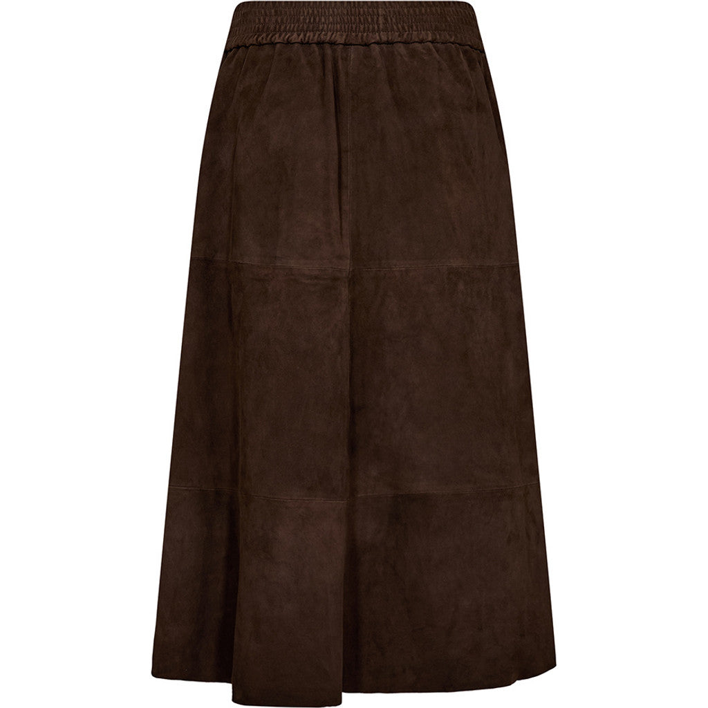 Depeche 51388 Evelyn skirt suede brown