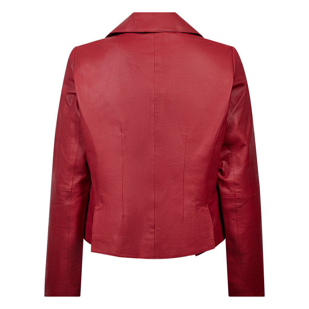 Depeche 51416 Savanna leather blazer red