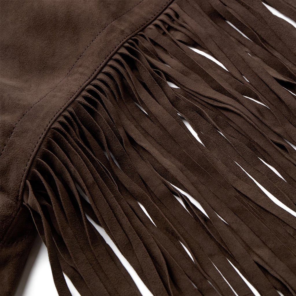 Depeche 51472 suede Kala vest warm deer