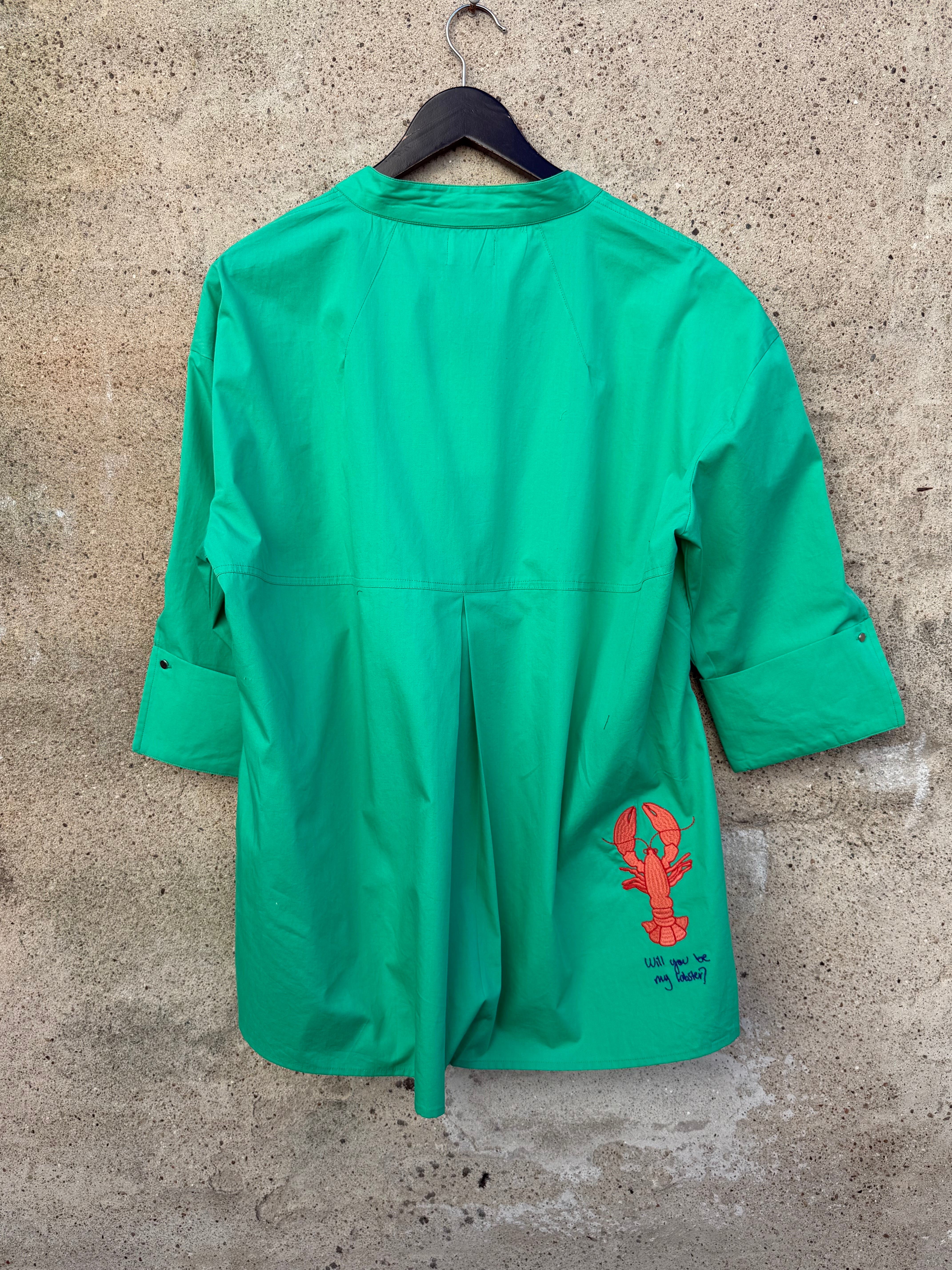 WAUW Luna shirt lobster green