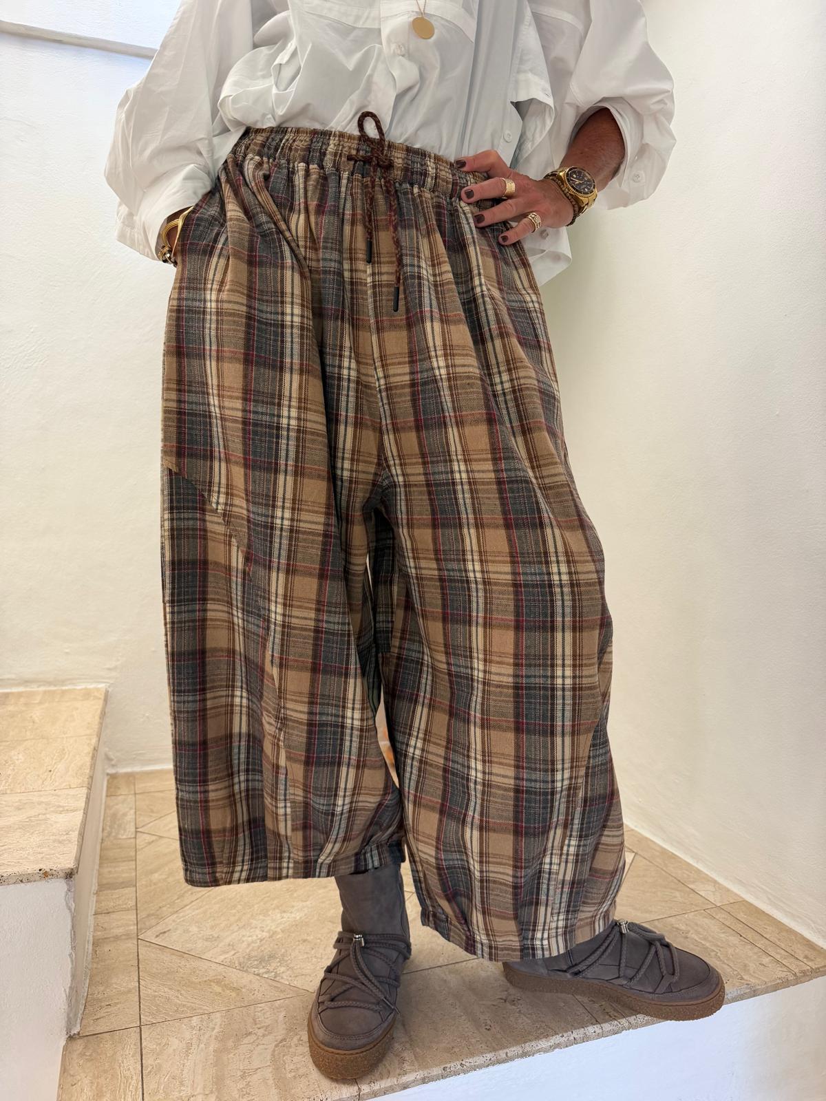 CABANA Living checky pants nature 70827121