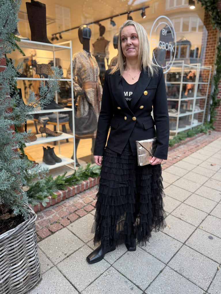 By Engbork Eleanor blazer gold black