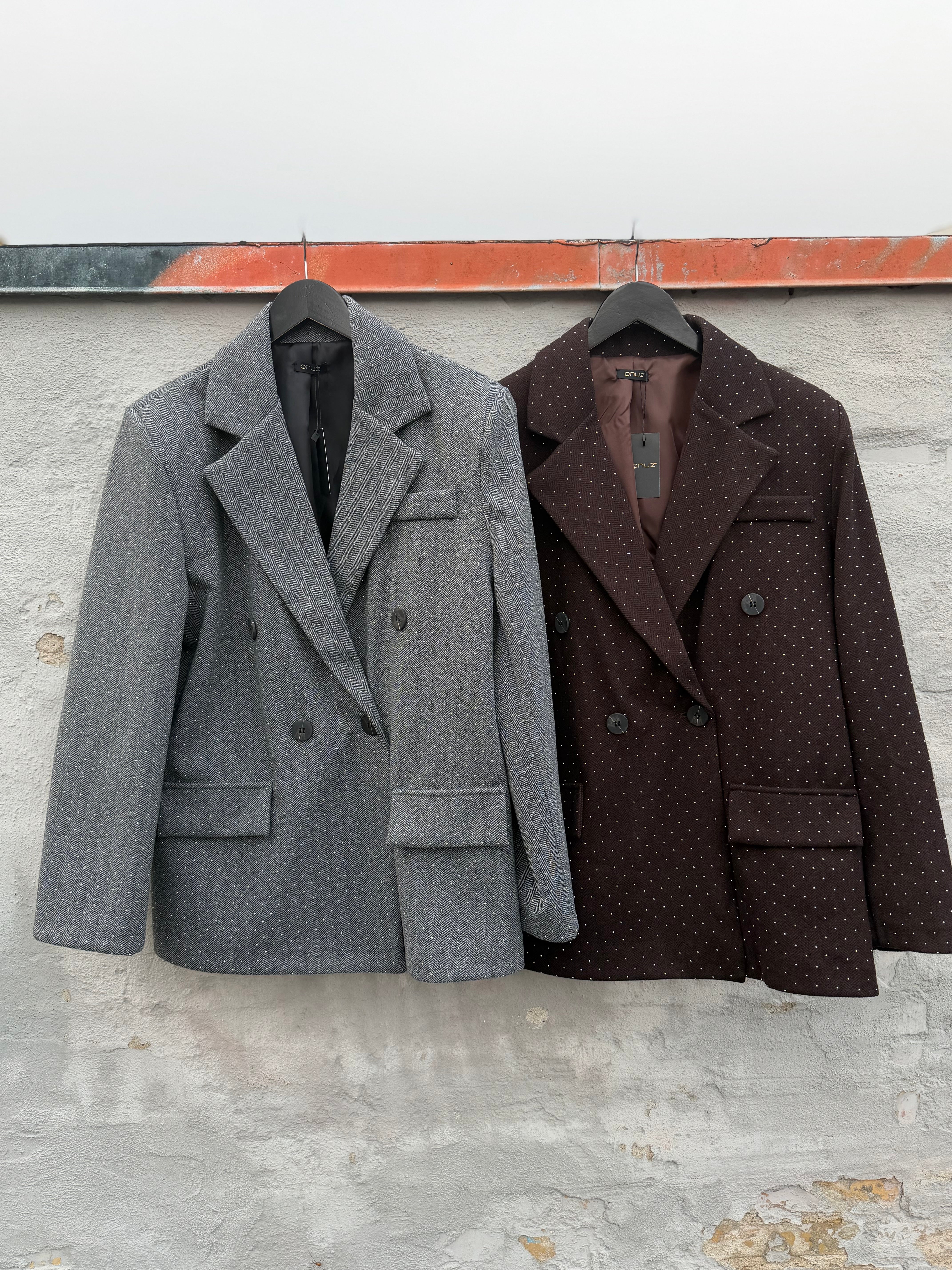 Qnuz 9232 blazer bling choco
