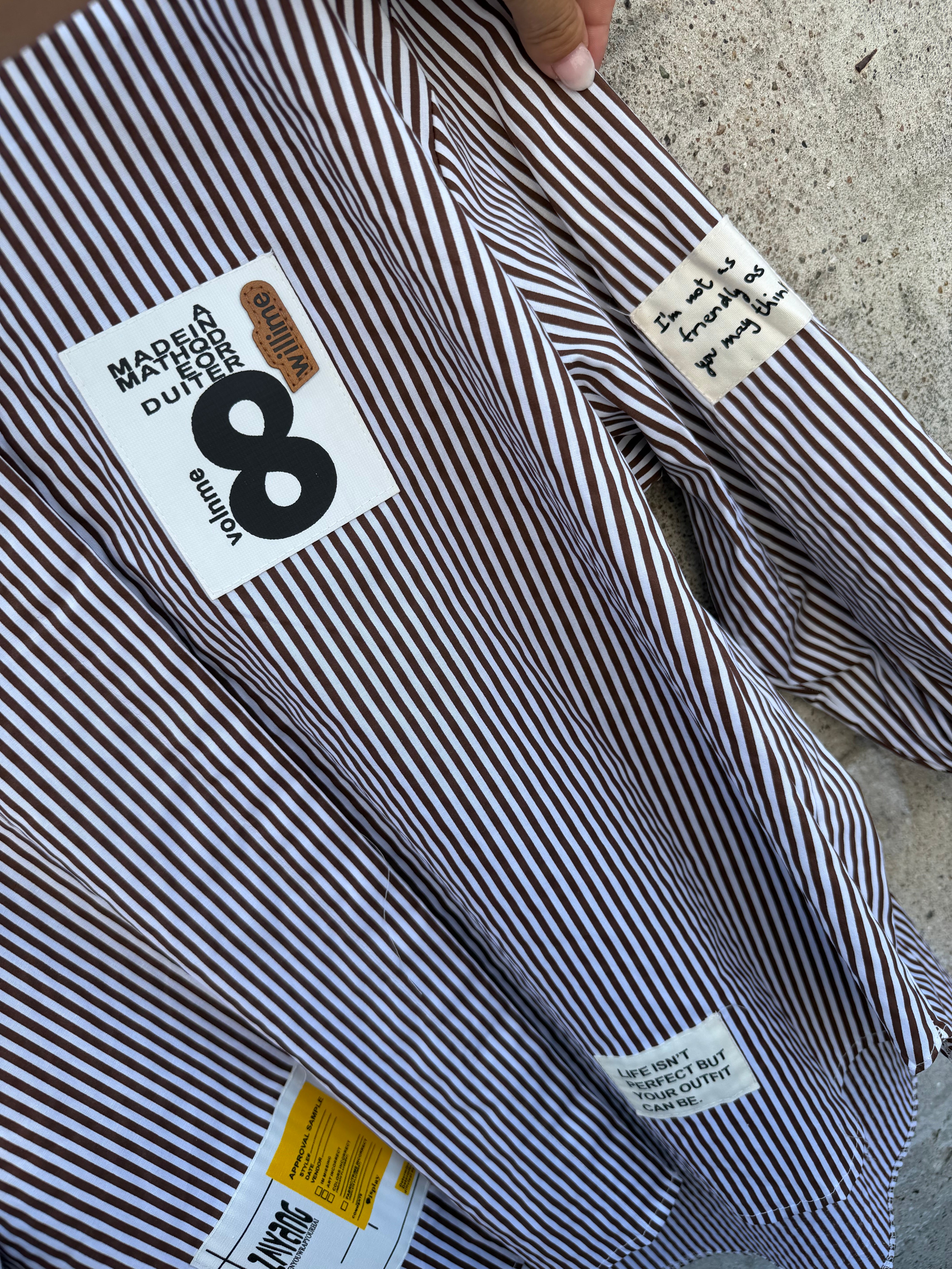 Lily shirt brown stripe