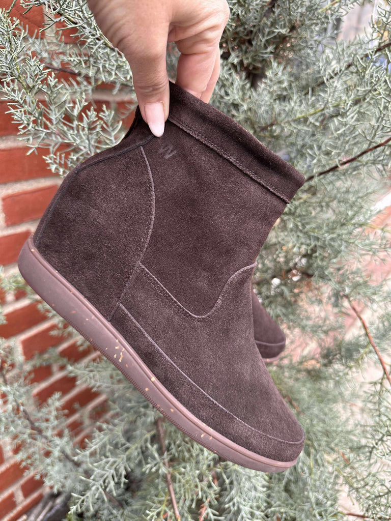 Woden WS104 Emmy suede støvle chocolate
