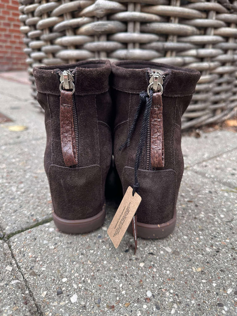 Woden WS104 Emmy suede støvle chocolate