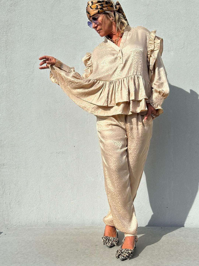 Gaspar 2507907 Fiji satin bukser