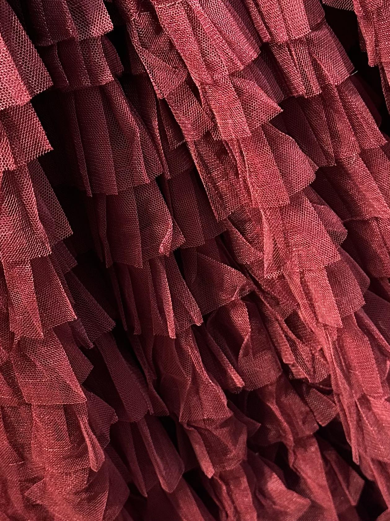 By Engbork Wonder tyl skirt bordeaux