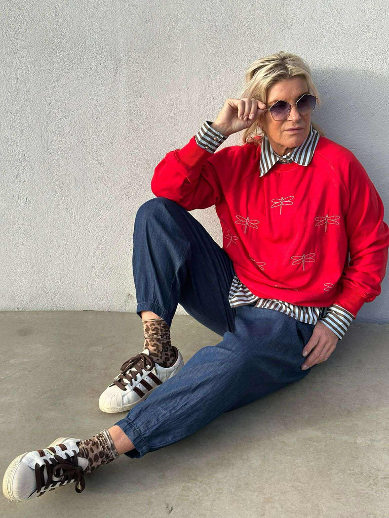 Gaspar 2510324 Fanø sweatshirt red