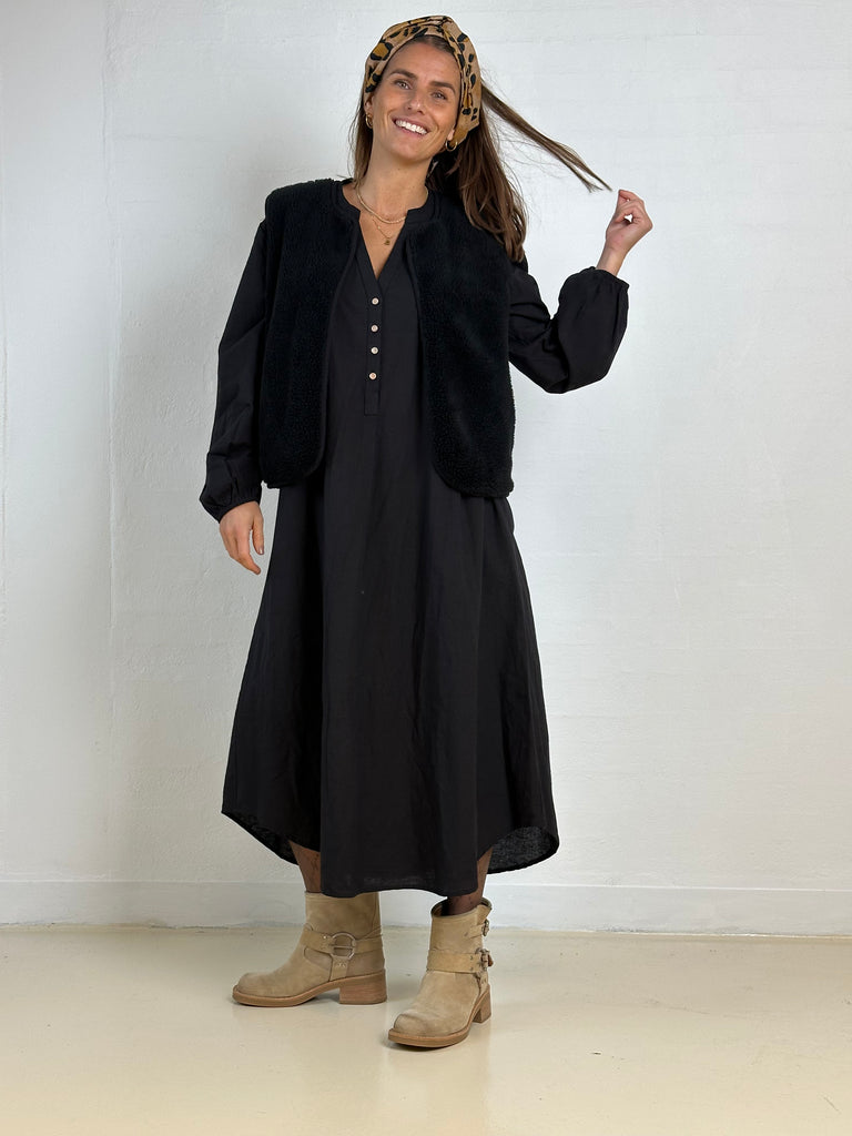 Gaspar 2510713 Kenya dress black