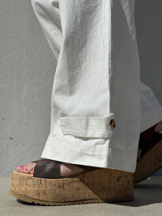 Gaspar 2510921 Dalton chino pants white