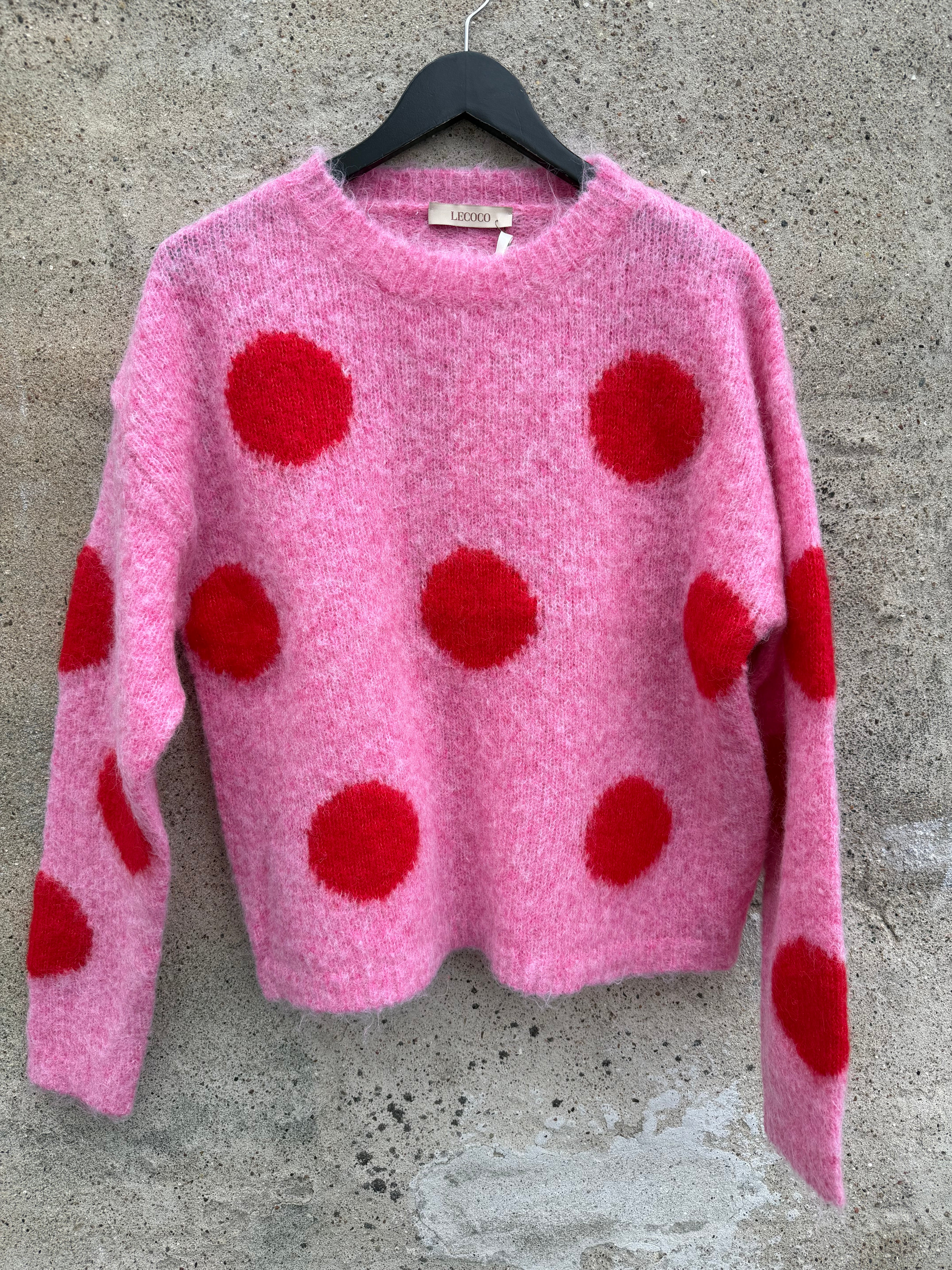 LECOCO 35012 Lelina dot strik pink