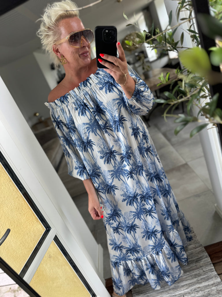 Design By Laerke Elisabeth long dress palm