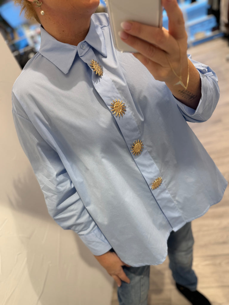 By Engbork Liva skjorte sky