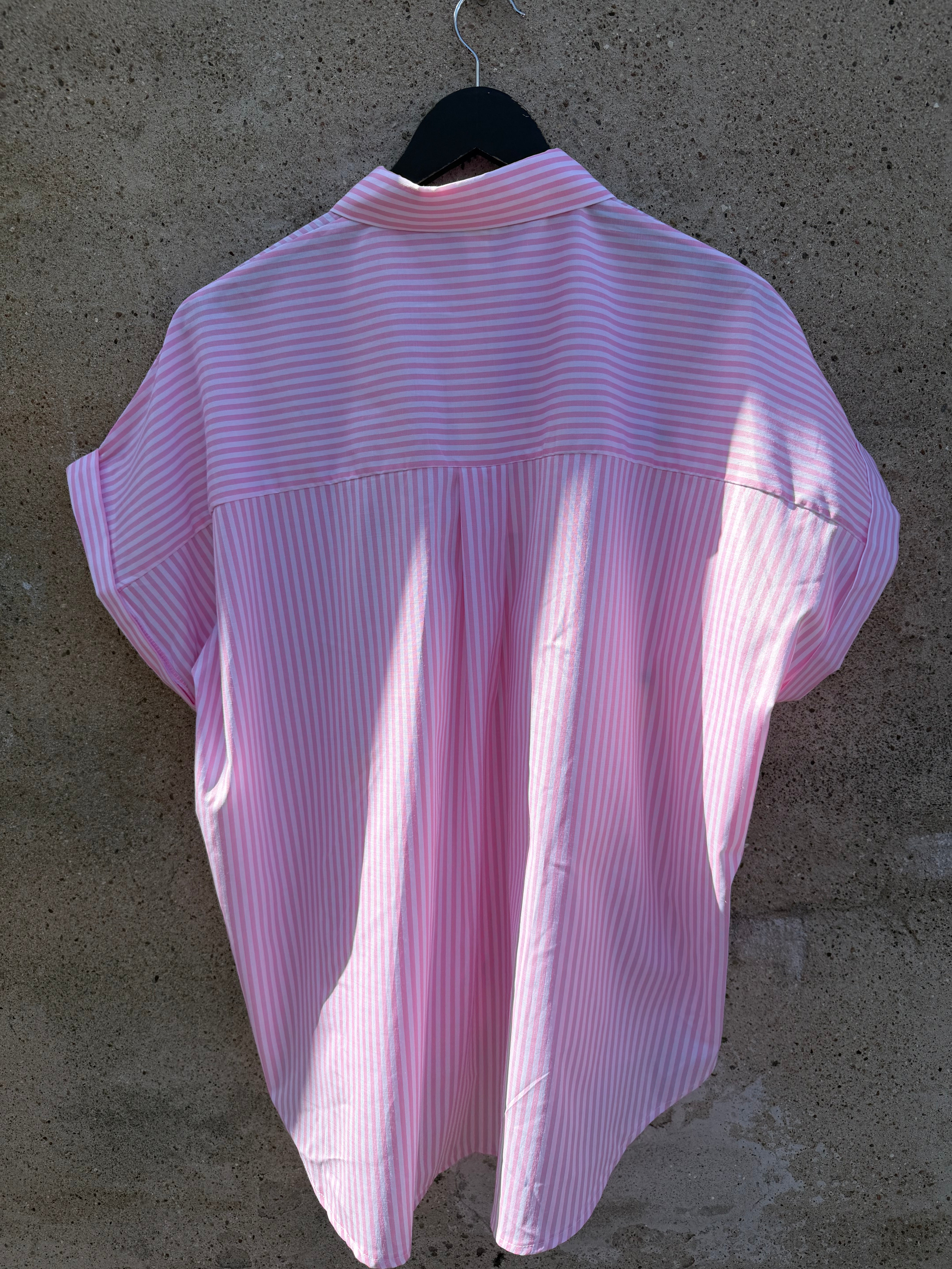 Astrid lemon shirt stripe pink