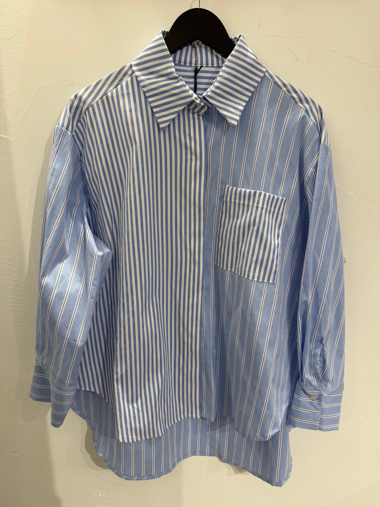 By Engbork Visba skjorte mix stripe