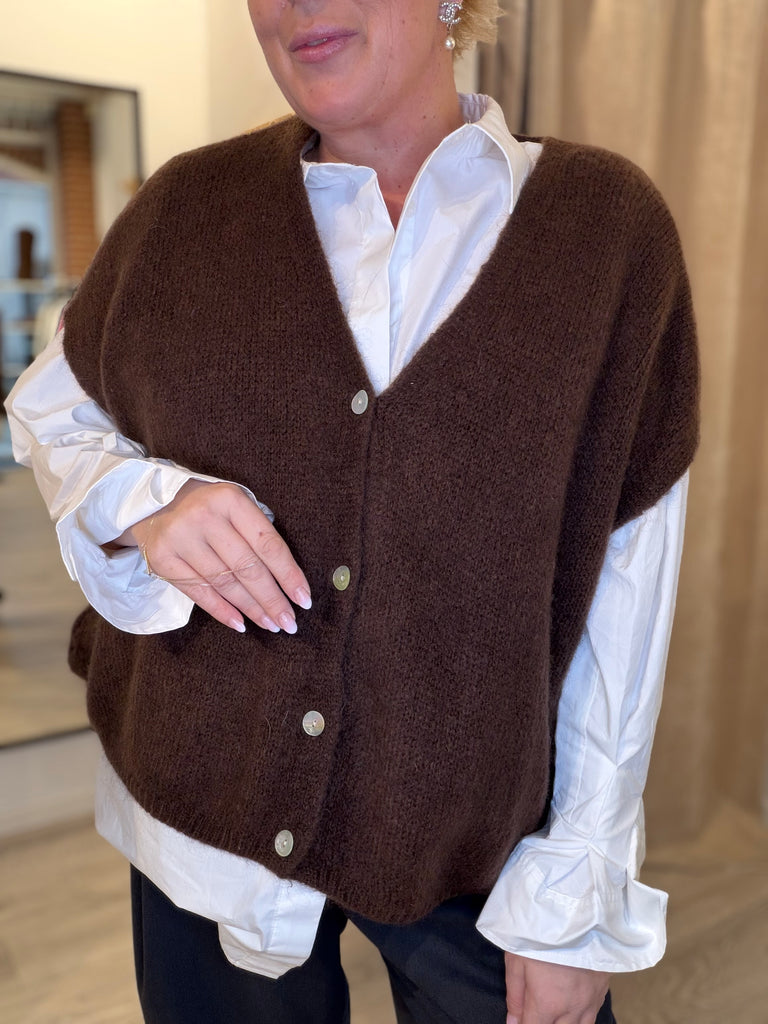 Boho Love B1311 strik mohair brown