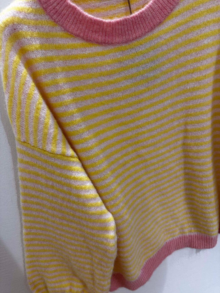 Boho Love B1318 strik stripes pink