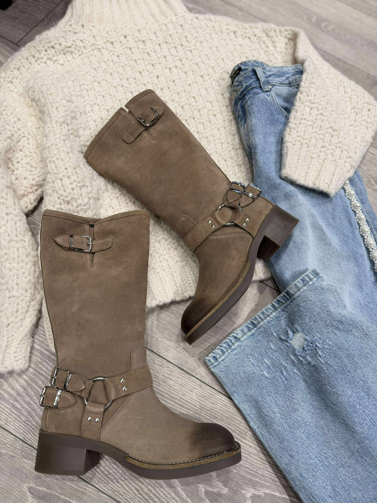 Sofie Schnoor T486 Clarissa boot suede sand