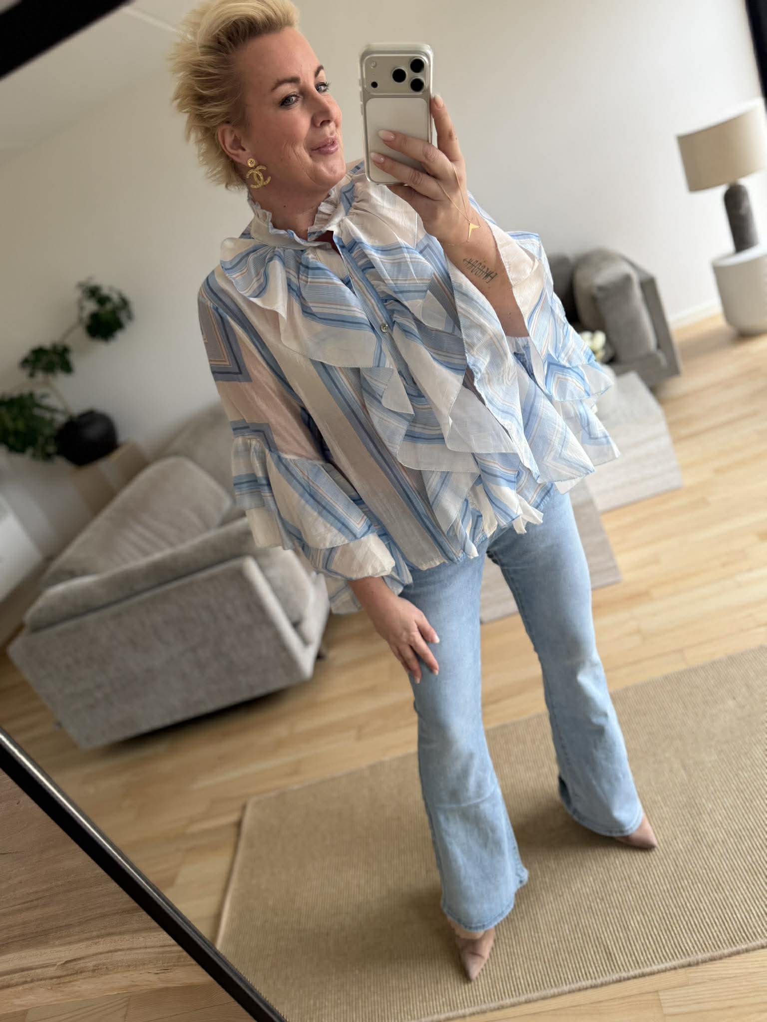 By Engbork Giselle shirt blue