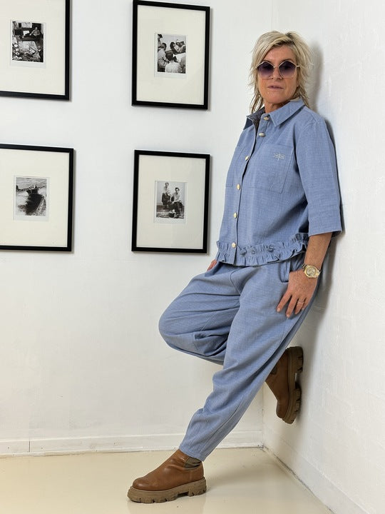 Gaspar 2510339 Vigo canvas shirt dusty