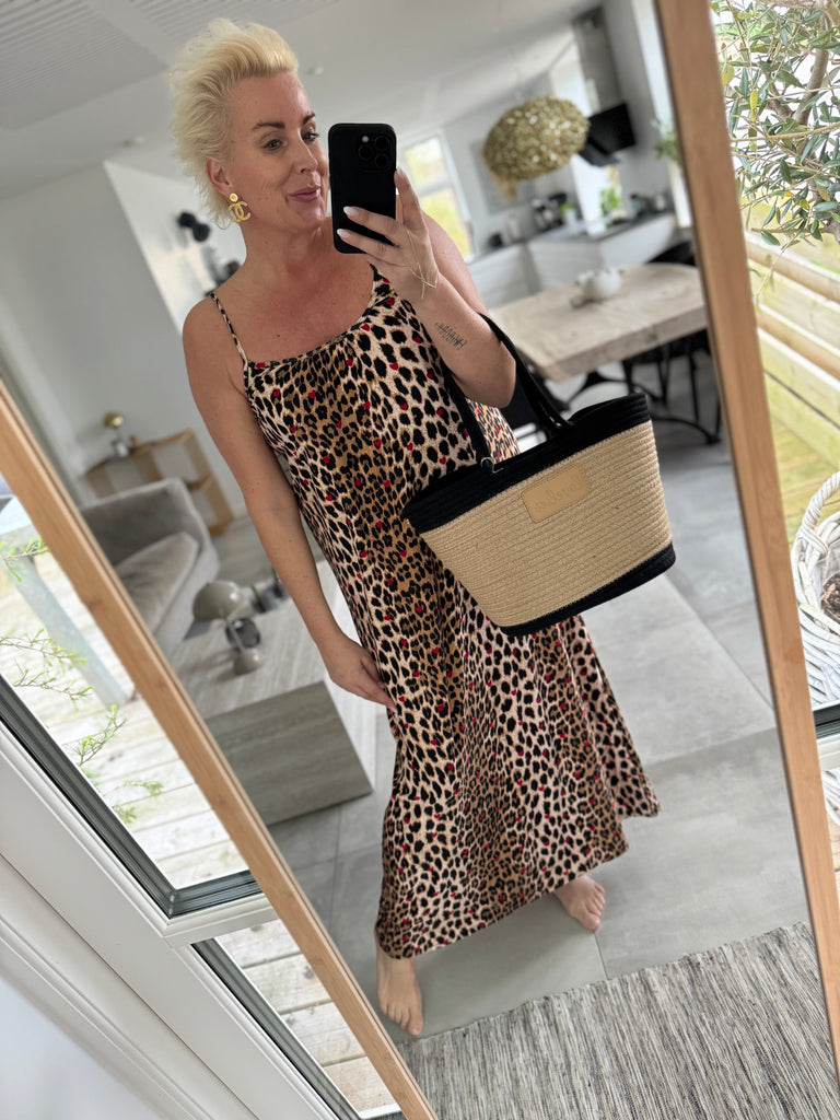 Liberte 9579 Alma long strap dress red heart