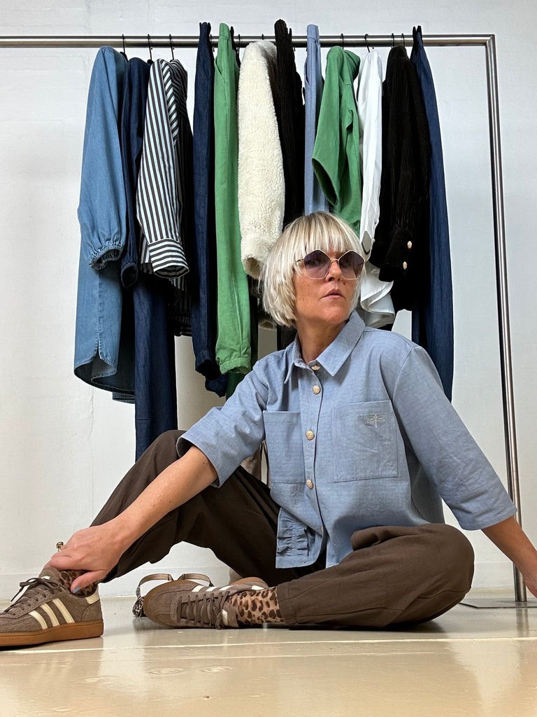 Gaspar 2510339 Vigo canvas shirt dusty