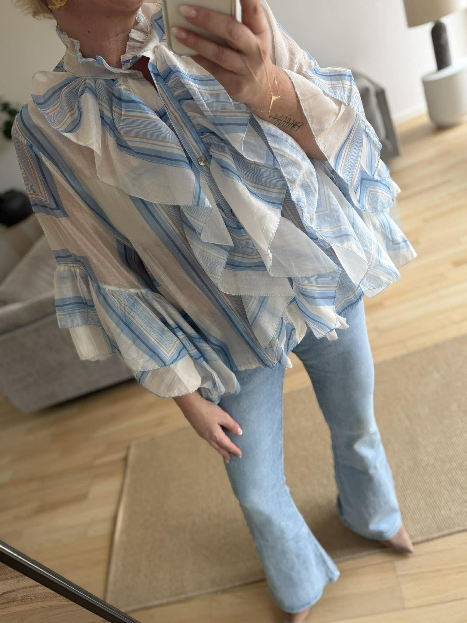 By Engbork Giselle shirt blue