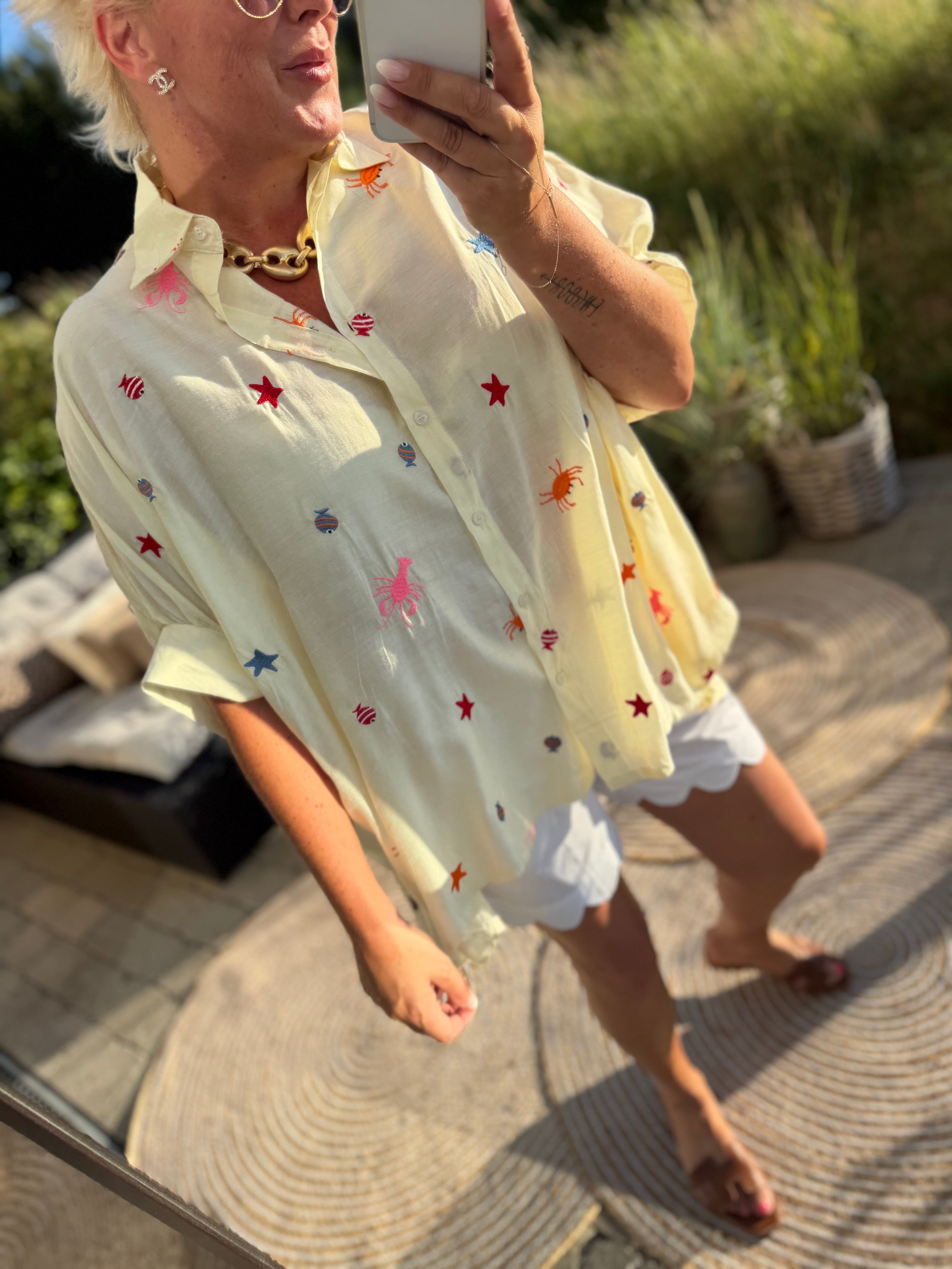 Ocean life 10088 big shirt yellow