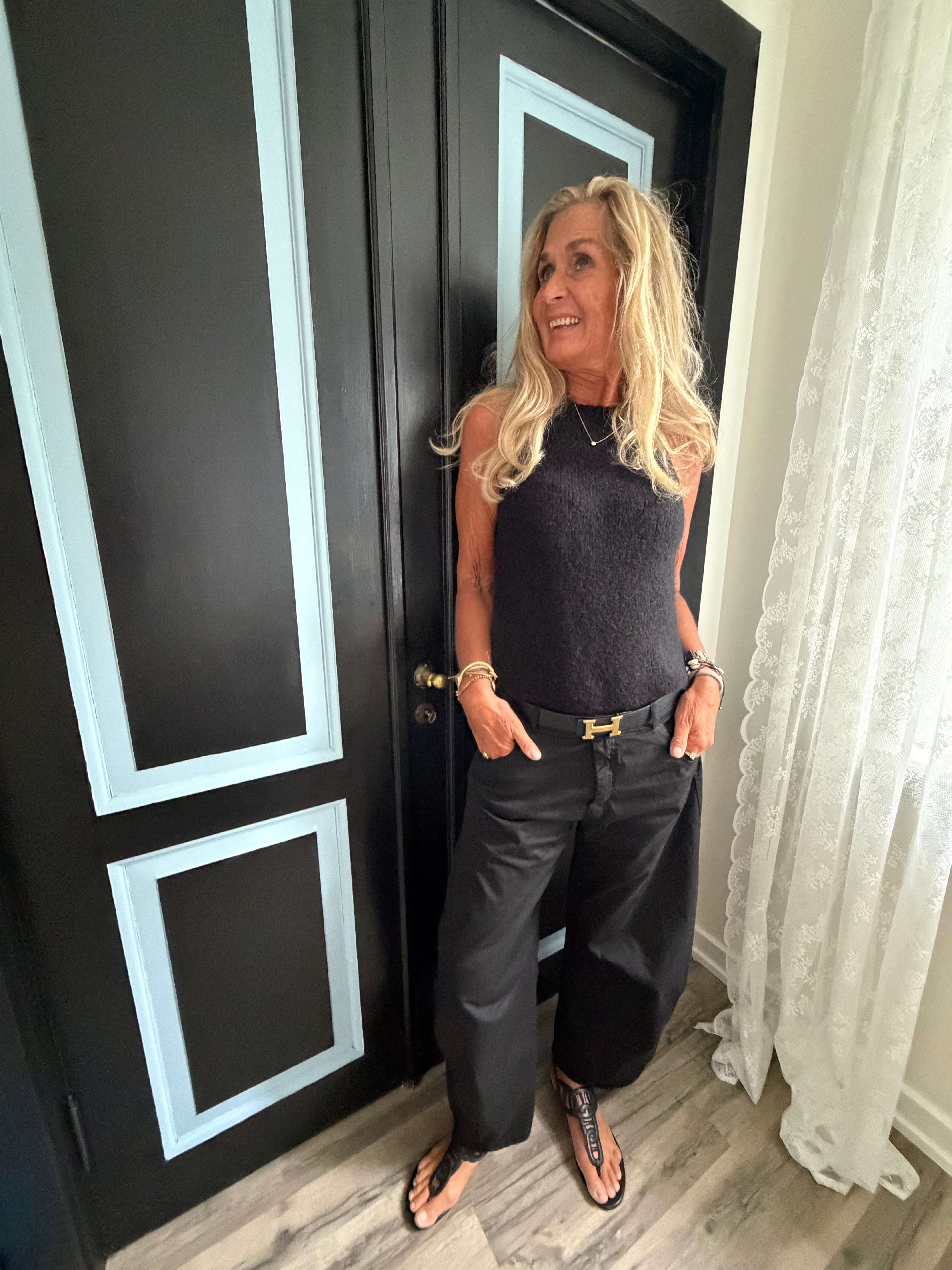 CABANA Living Mira mohair top black