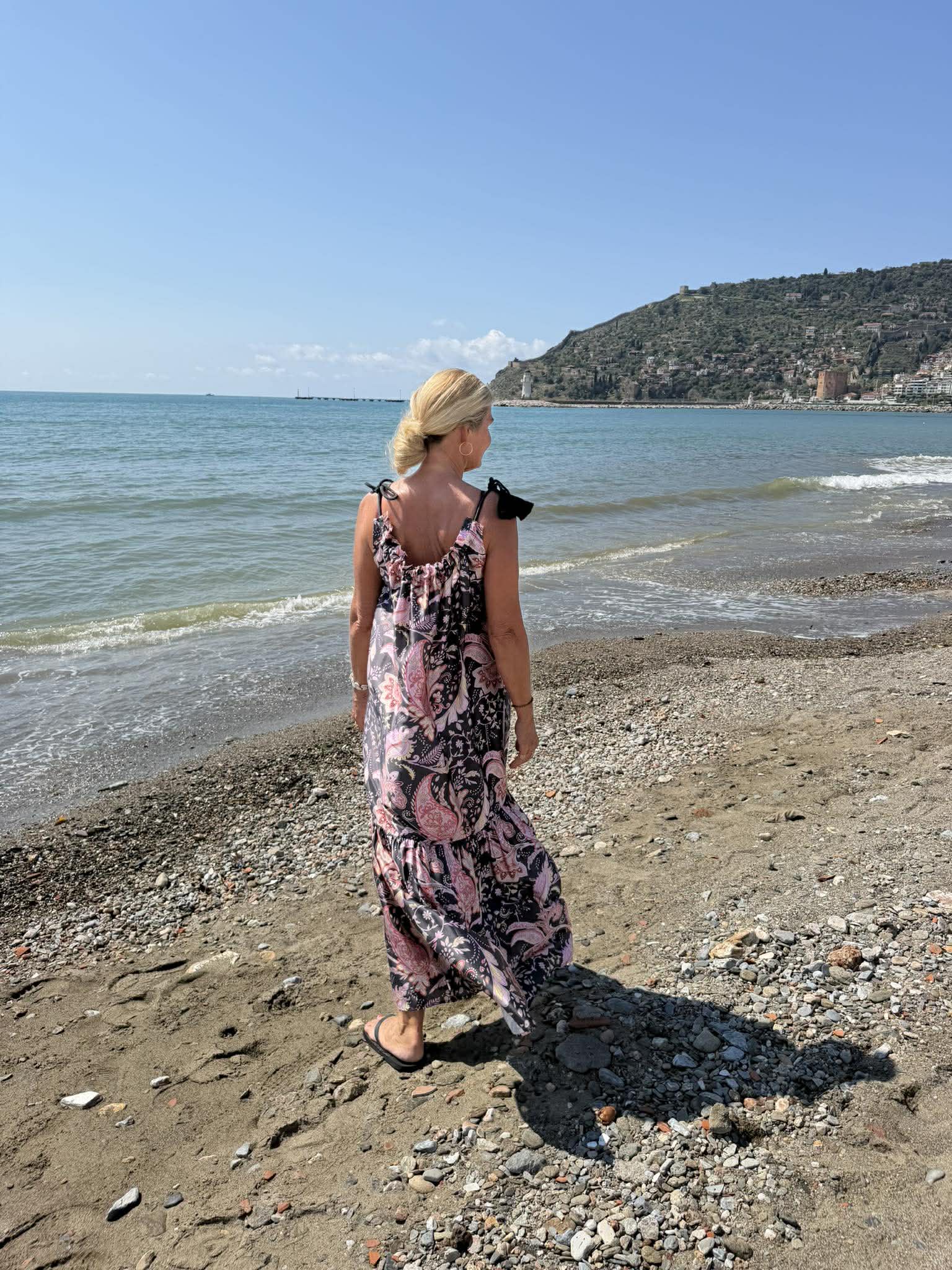 WAUW Gitte dress floral print grey