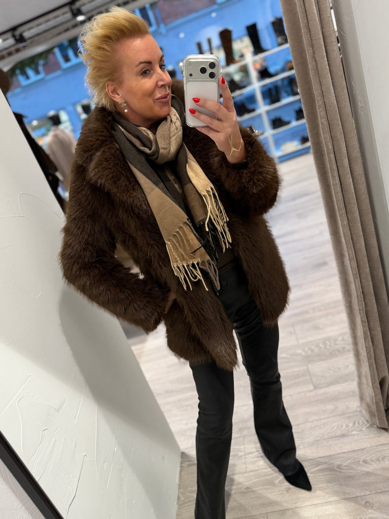 Depeche 100386 Vera fur brown