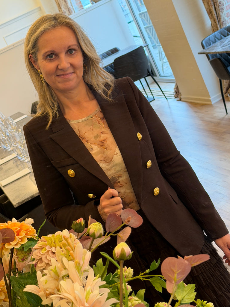 By Engbork Eleanor blazer gold brown