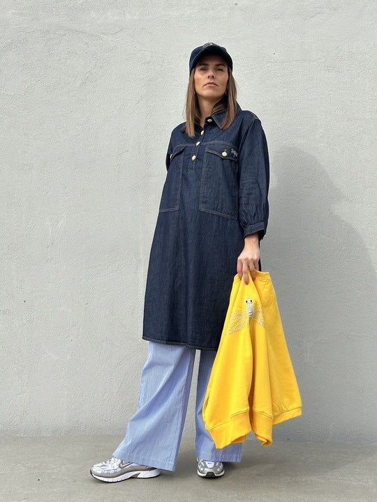 Gaspar 2507720 Rio denim dress dark