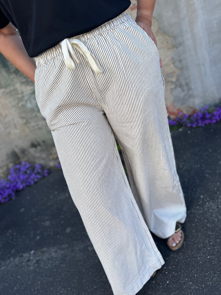 LECOCO 34665 Lianna bukser stripe off