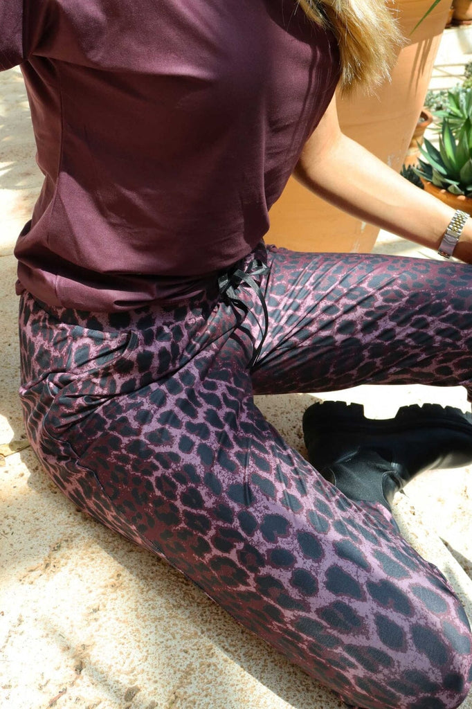 Liberte 9500 Alma bukser Bordeaux lux leo