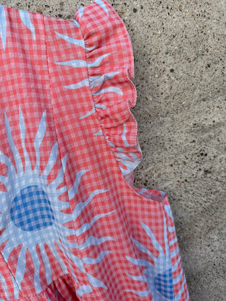 By Engbork Krass flower dress blue