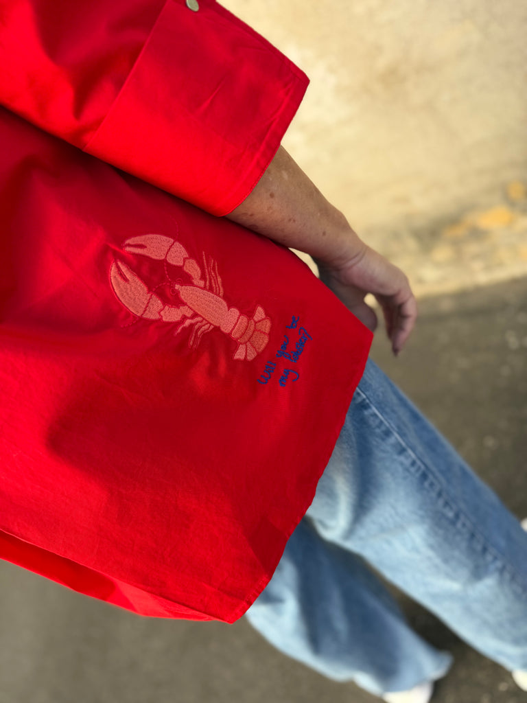 WAUW Luna shirt lobster red